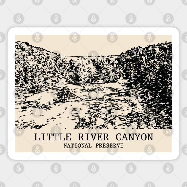 Little River Canyon National Preserve Magnet by Lakeric